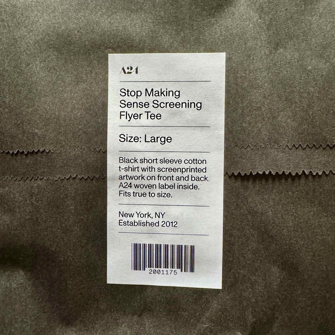 A24 Stop Making Sense 40th Tee Blk メンズのトップス(Tシャツ/カットソー(半袖/袖なし))の商品写真