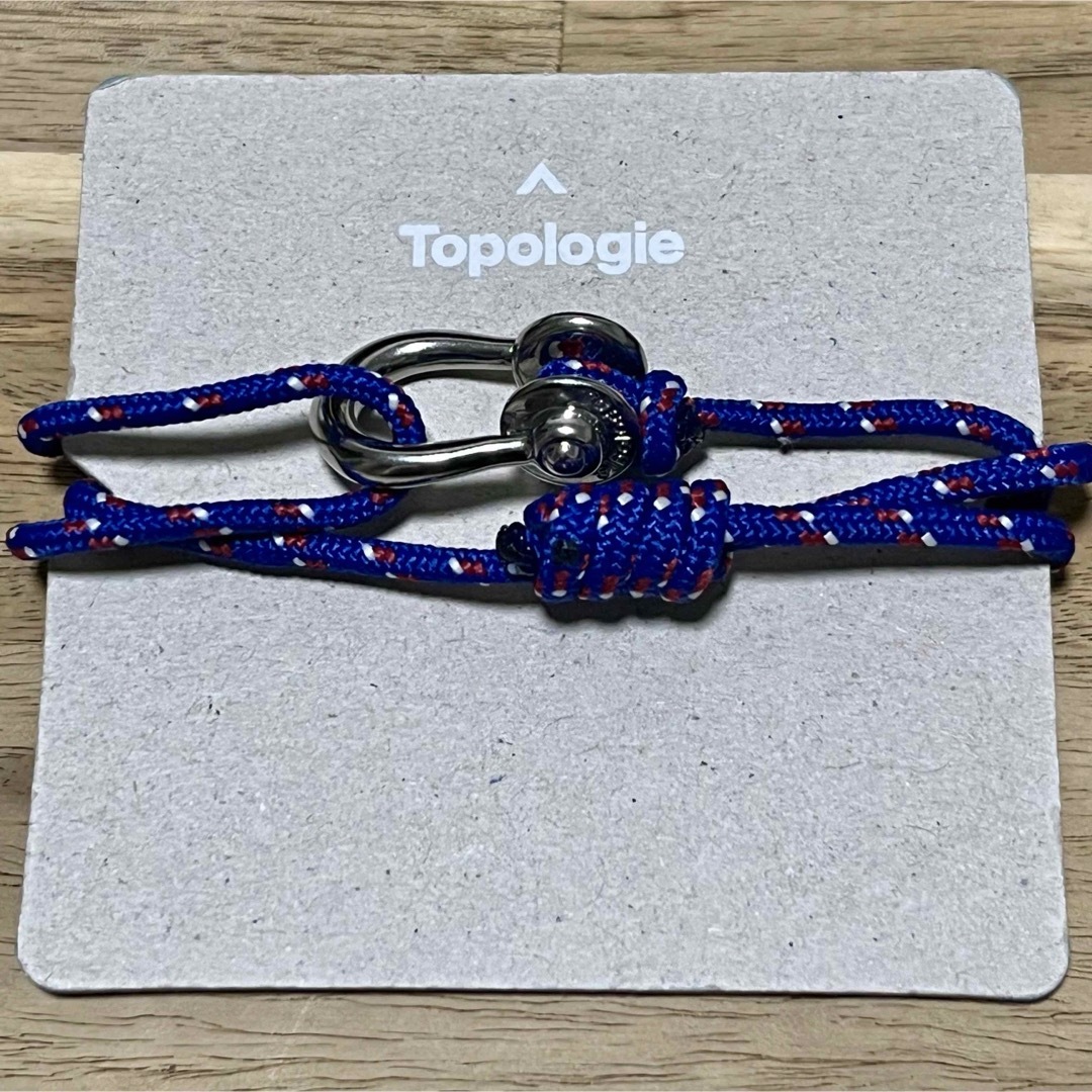 topologie トポロジー ブレスレット カリムノス ブルー メンズのアクセサリー(ブレスレット)の商品写真