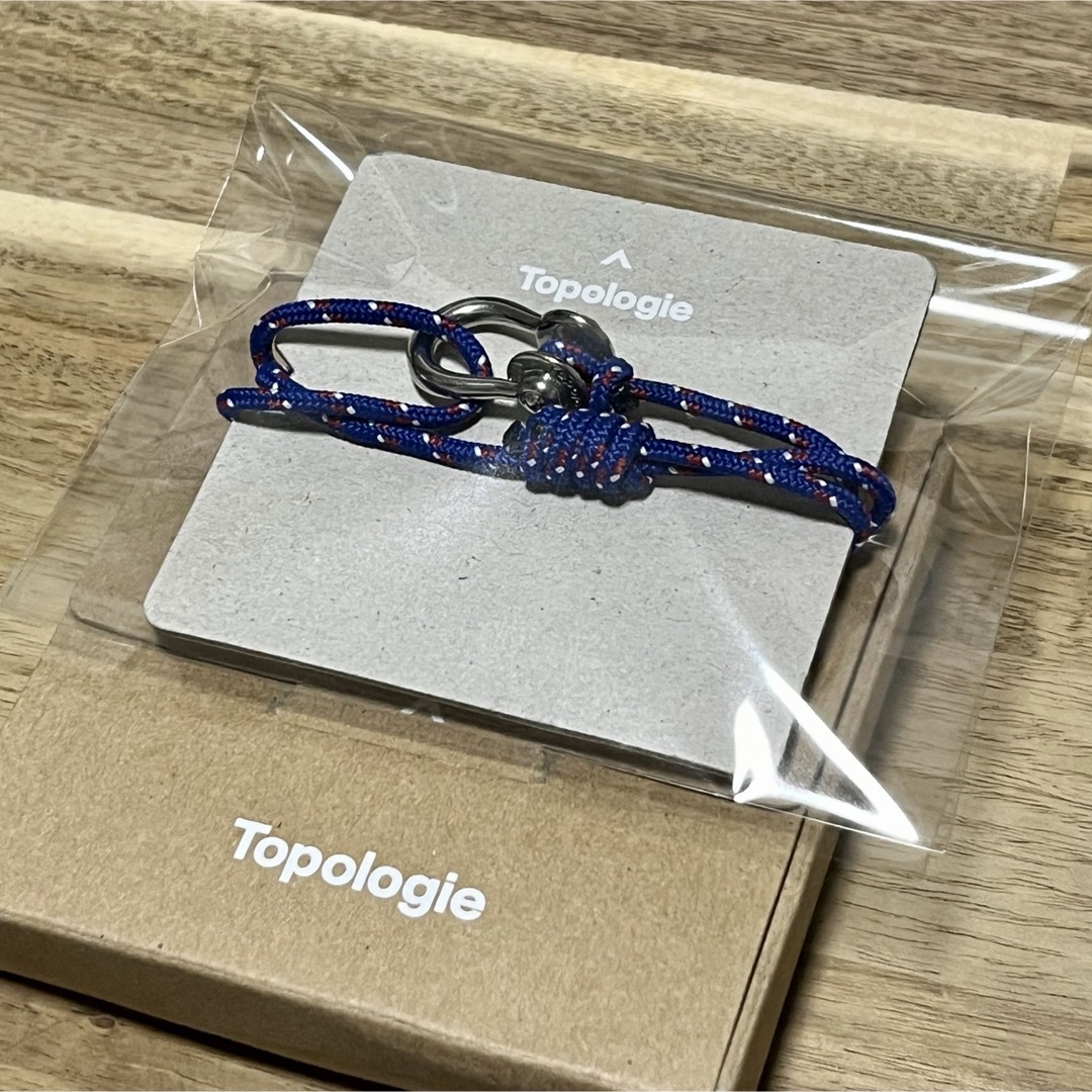 topologie トポロジー ブレスレット カリムノス ブルー メンズのアクセサリー(ブレスレット)の商品写真