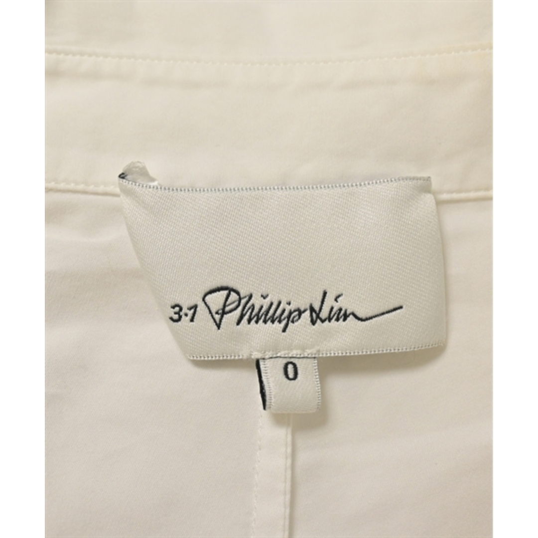 3.1 Phillip Lim(スリーワンフィリップリム)の3.1 Phillip Lim ブラウス 0(XS位) 白 【古着】【中古】 レディースのトップス(シャツ/ブラウス(長袖/七分))の商品写真