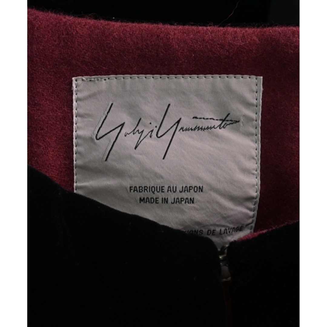 Yohji Yamamoto(ヨウジヤマモト)のYOHJI YAMAMOTO ヨウジヤマモト カジュアルジャケット S 黒 【古着】【中古】 レディースのジャケット/アウター(テーラードジャケット)の商品写真