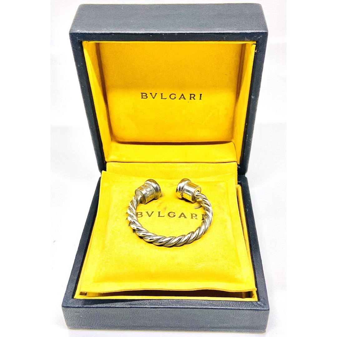 BVLGARI(ブルガリ)のブルガリ キーリング ツイストループ☆シルバー925 ☆BVLGARI ケース付 レディースのファッション小物(キーホルダー)の商品写真