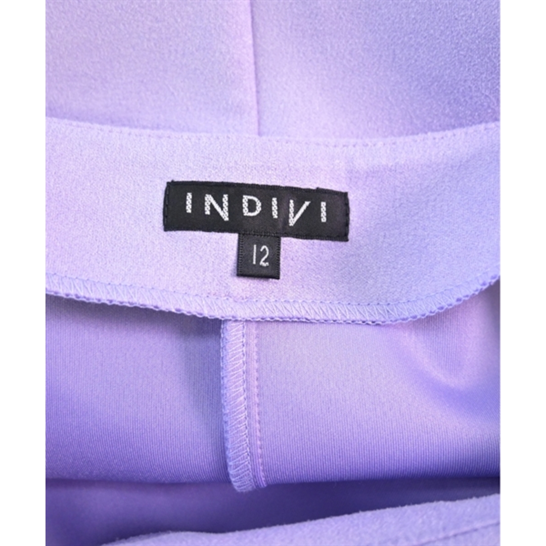 INDIVI(インディヴィ)のINDIVI インディヴィ ブラウス 12(XL位) 紫 【古着】【中古】 レディースのトップス(シャツ/ブラウス(長袖/七分))の商品写真