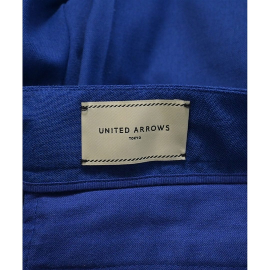 UNITED ARROWS(ユナイテッドアローズ)のUNITED ARROWS ユナイテッドアローズ スラックス 38(M位) 青 【古着】【中古】 レディースのパンツ(その他)の商品写真