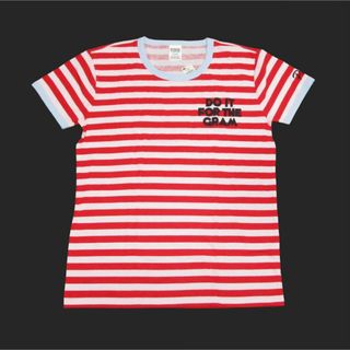 Victoria's Secret - ★新品★ピンク★ボーダー半袖Tシャツ (Red/Pink/M)