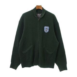 ヒステリックグラマー(HYSTERIC GLAMOUR)のHYSTERIC GLAMOUR ヒステリックグラマー カーディガン XL 緑 【古着】【中古】(カーディガン)