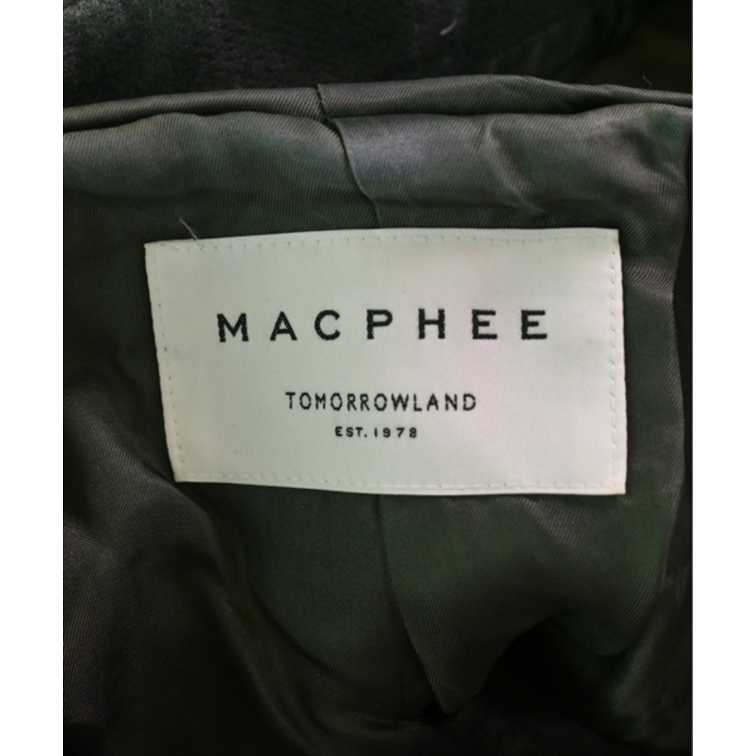 MACPHEE(マカフィー)のMACPHEE マカフィー コート 36(M位) グレー系(緑がかっています) 【古着】【中古】 レディースのジャケット/アウター(その他)の商品写真