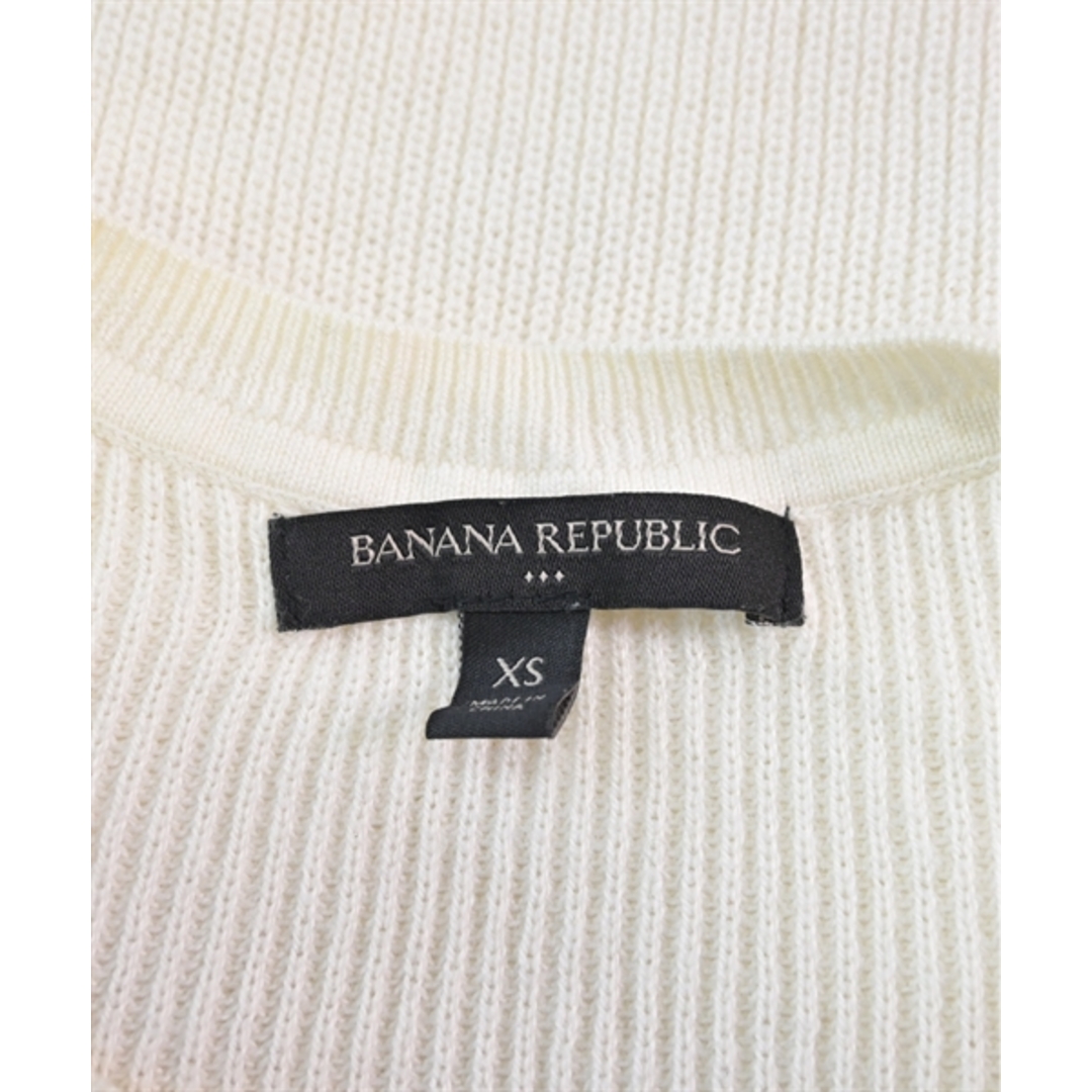 Banana Republic(バナナリパブリック)のBANANA REPUBLIC バナナリパブリック ニット・セーター XS 白 【古着】【中古】 レディースのトップス(ニット/セーター)の商品写真