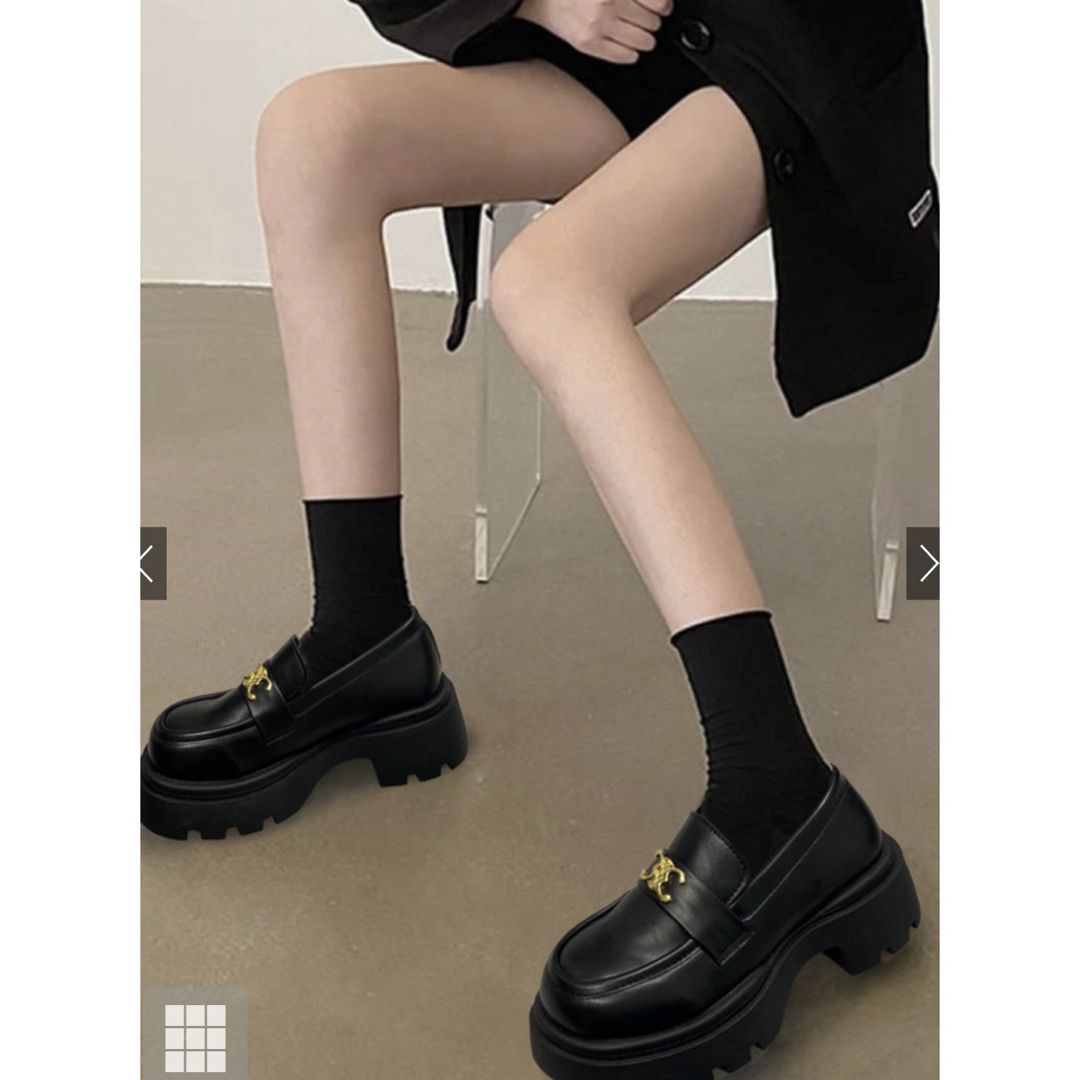 GRL(グレイル)の新品未使用♡大人気プレート厚底ローファー♡ レディースの靴/シューズ(ローファー/革靴)の商品写真