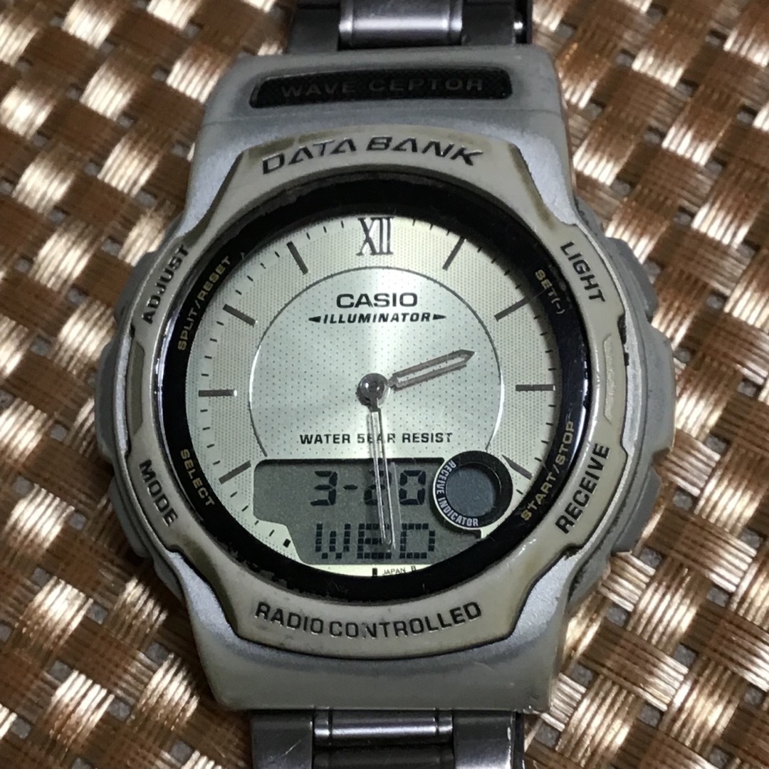 CASIO(カシオ)のCASIO WVA-100 DATA BANK JAPAN メンズ   腕時計 メンズの時計(腕時計(アナログ))の商品写真