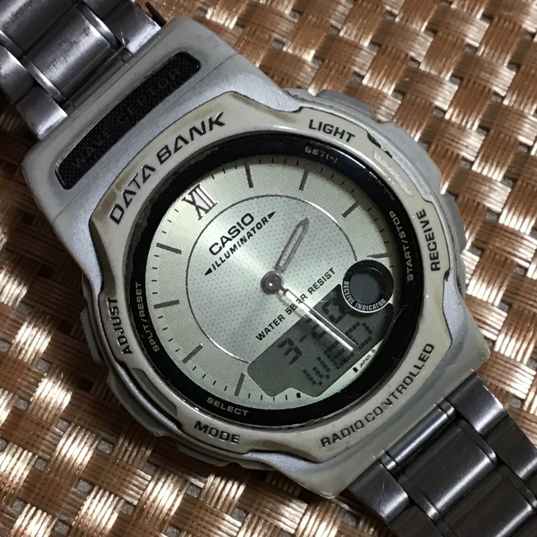 CASIO(カシオ)のCASIO WVA-100 DATA BANK JAPAN メンズ   腕時計 メンズの時計(腕時計(アナログ))の商品写真