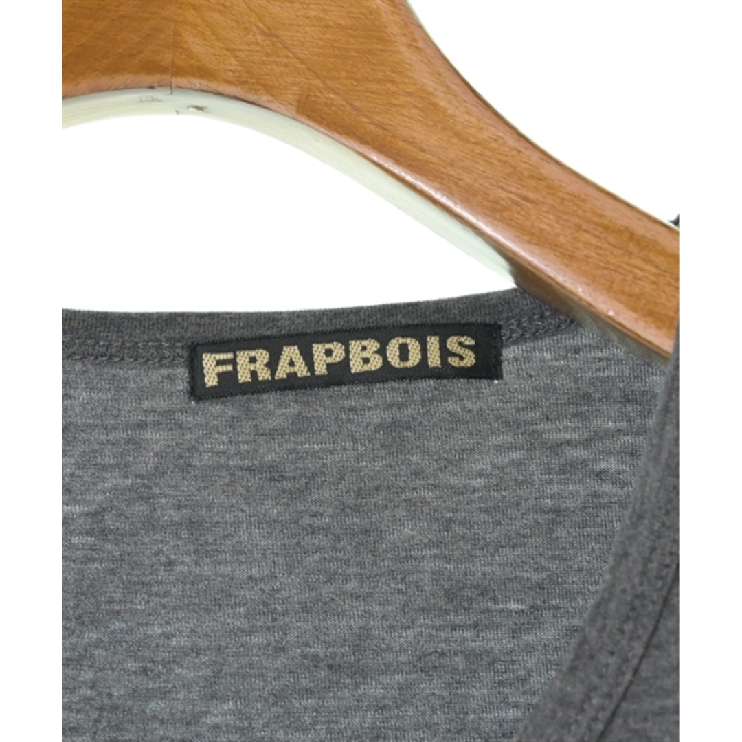 FRAPBOIS(フラボア)のFRAPBOIS フラボア Tシャツ・カットソー 1(S位) グレー 【古着】【中古】 レディースのトップス(カットソー(半袖/袖なし))の商品写真