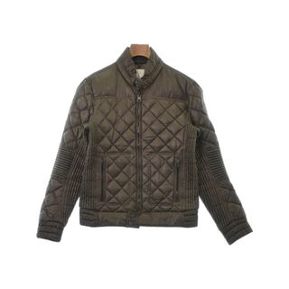 モンクレール(MONCLER)のMONCLER モンクレール ダウンジャケット/ダウンベスト 2(M位) 茶 【古着】【中古】(ダウンジャケット)