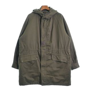 ミリタリー(MILITARY)のMILITARY ミリタリー モッズコート -(M位) カーキ 【古着】【中古】(モッズコート)