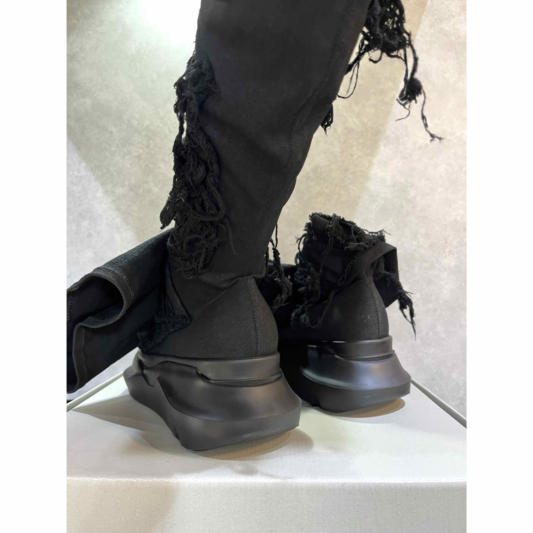 Rick Owens(リックオウエンス)のDRKSHDW アブストラクトニーハイブーツ リックオウエンス スニーカー メンズの靴/シューズ(スニーカー)の商品写真