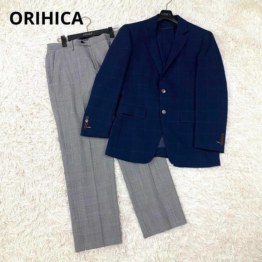 ORIHICA(オリヒカ)の✨美品✨　ORIHICAオリヒカ　セットアップ　テーラード　Mサイズ　薄手 メンズのスーツ(その他)の商品写真