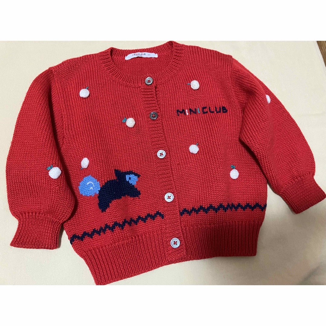 海外正規品 ファミリア ファミリア ニット カーディガン - キッズ服 海外正規品 ファミリア ファミリア ニット カーディガン - キッズ服