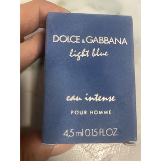 ドルチェアンドガッバーナ(DOLCE&GABBANA)のドルガバ香水4.5ミリ(ユニセックス)