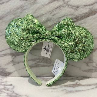 ディズニー(Disney)のdg 海外ディズニー　 ミニー クリスマス リースカチューシャ 香港ディズニー(カチューシャ)