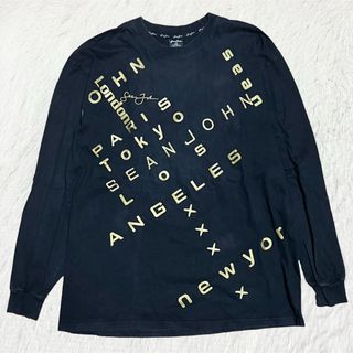 ショーンジョン(Sean John)のショーンジョン★ビッグシルエット 両面プリント 地名ロゴ入り 長袖カットソー(Tシャツ/カットソー(七分/長袖))