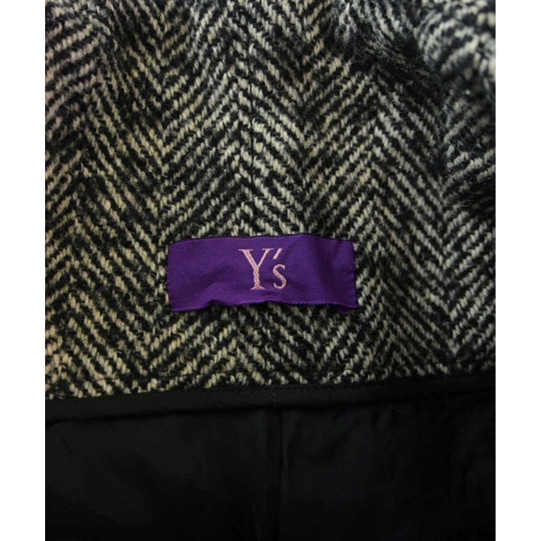 Y's(ワイズ)のY's ワイズ パンツ（その他） 1(XS位) ベージュx黒(ヘリンボーン) 【古着】【中古】 レディースのパンツ(その他)の商品写真