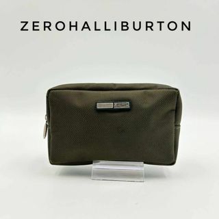 ZERO HALLIBURTON - ☆大人気☆zero halliburton ポーチ　 カーキ ナイロン