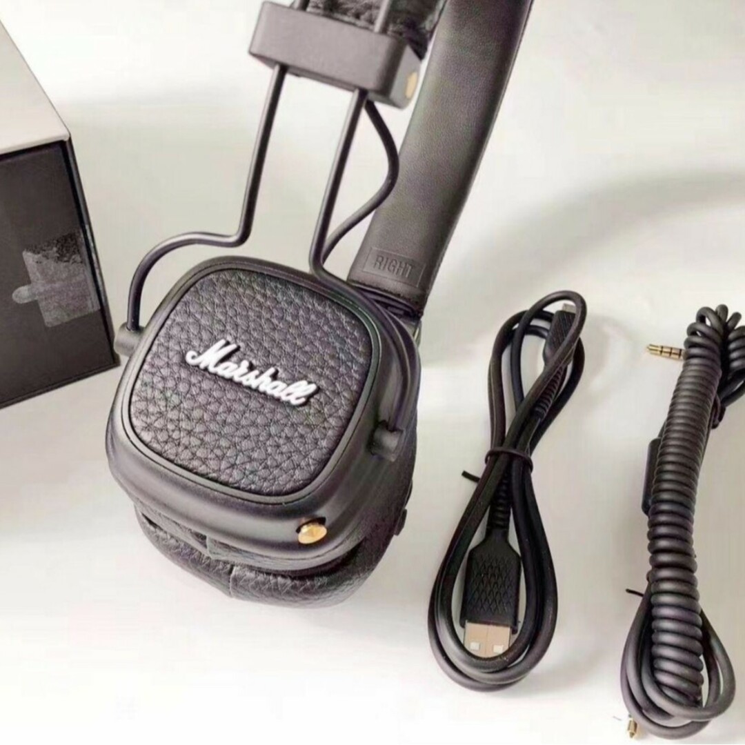 Marshall(マーシャル)のfC Marshall MAJOR III BLUETOOTH ブラック スマホ/家電/カメラのオーディオ機器(ヘッドフォン/イヤフォン)の商品写真