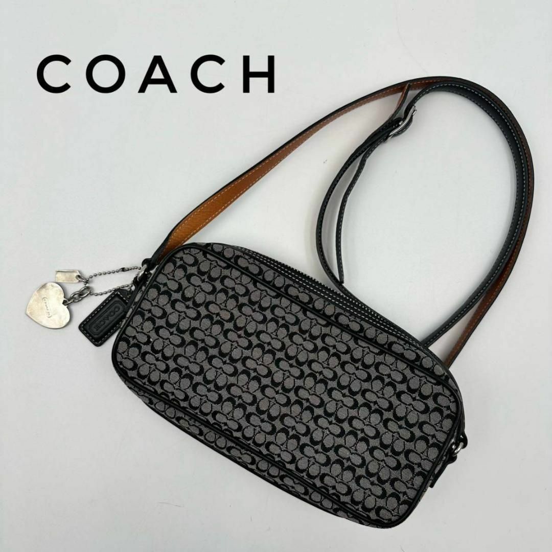 COACH(コーチ)の☆美品☆ COACH シグネチャー ショルダーバッグ ミニバッグ かばん レディースのバッグ(ショルダーバッグ)の商品写真