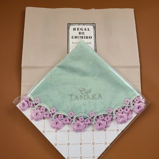 未開封♡近沢レース カフェタナカコラボ♡円型ハンカチ(ハンカチ)