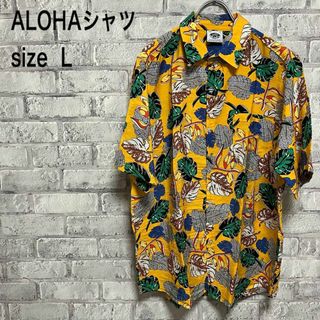 ALOHA アロハ Hawaiian ハワイアン アロハシャツ シャツ お洒落(シャツ)