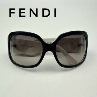 フェンディ(FENDI)の☆美品☆ FENDI サングラス アイウェア プラスチックフレーム 白 ホワイト(サングラス/メガネ)