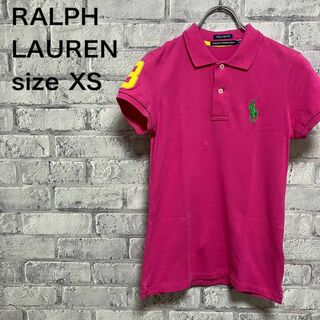 ラルフローレン(Ralph Lauren)の【RALPH LAUREN】ラルフローレン 半袖ポロシャツ XSサイズ お洒落(ポロシャツ)