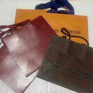 LOUIS VUITTON - ショッパー 5セット(ルイヴィトン カルティエ)