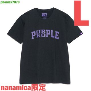 ザノースフェイス(THE NORTH FACE)のノースフェイス パープルレーベル Tシャツ【Lサイズ】NT3440N 黒 新品(Tシャツ/カットソー(半袖/袖なし))