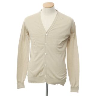 ジョンスメドレー(JOHN SMEDLEY)の【中古】ジョンスメドレー JOHN SMEDLEY コットン ニット カーディガン ベージュ【サイズXS】【メンズ】(カーディガン)