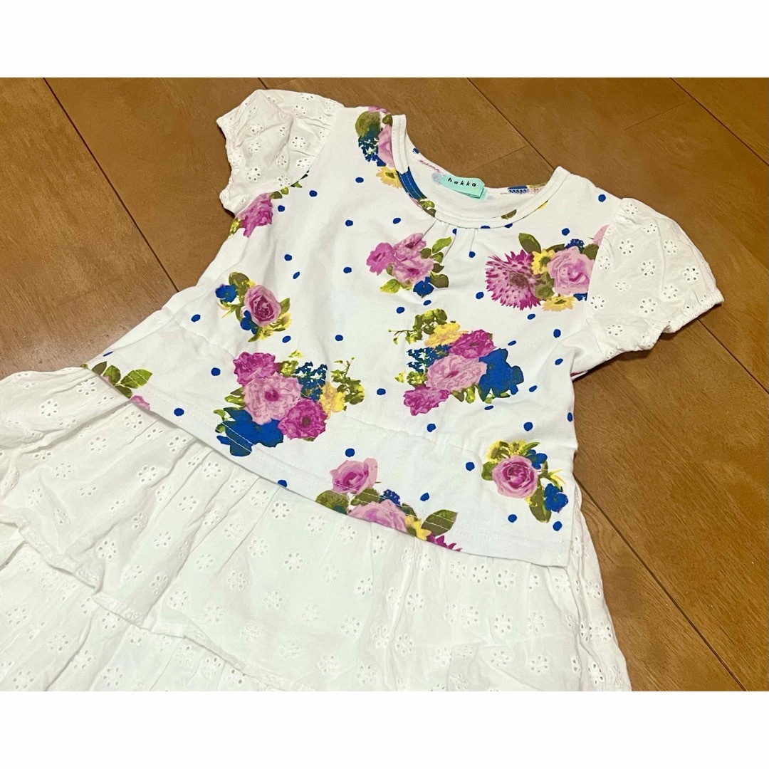 hakka kids(ハッカキッズ)のhakka kids ハッカキッズ ワンピース 110 キッズ/ベビー/マタニティのキッズ服女の子用(90cm~)(ワンピース)の商品写真