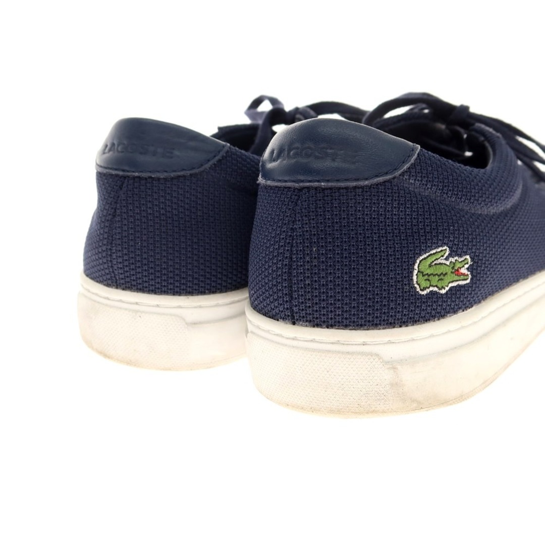 LACOSTE(ラコステ)の【中古】ラコステ LACOSTE ナイロン ローカット スニーカー ネイビー【サイズUS10.5】【メンズ】 メンズの靴/シューズ(スニーカー)の商品写真