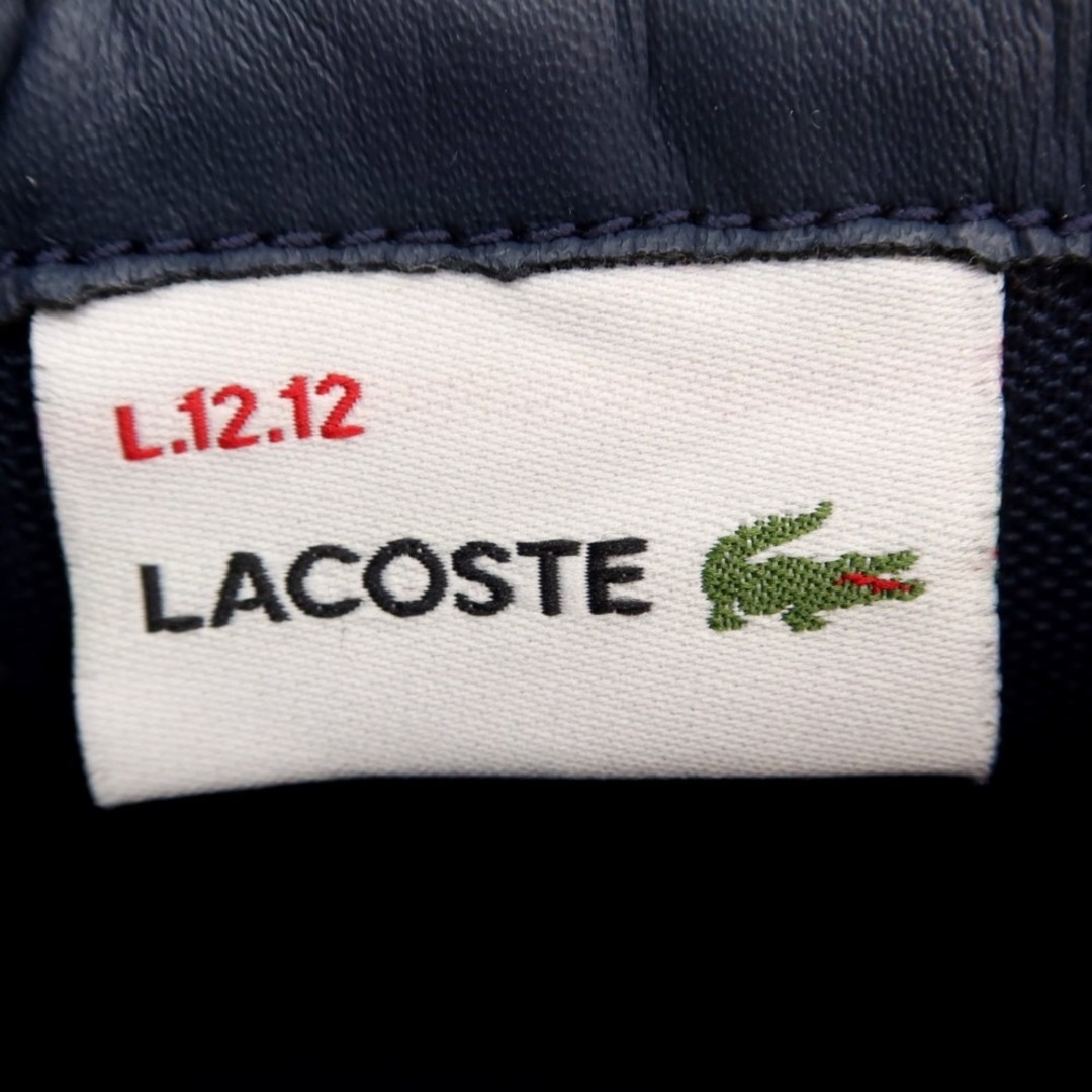 LACOSTE(ラコステ)の【中古】ラコステ LACOSTE ナイロン ローカット スニーカー ネイビー【サイズUS10.5】【メンズ】 メンズの靴/シューズ(スニーカー)の商品写真