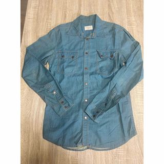 ヌーディジーンズ(Nudie Jeans)のnudie  jeans シャンブレーシャツ　ヌーディージーンズ(Gジャン/デニムジャケット)