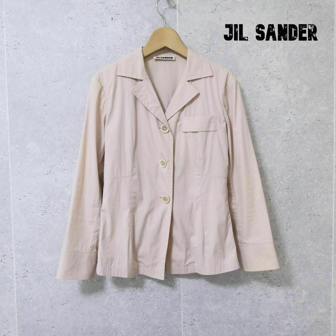 Jil Sander(ジルサンダー)の良品 JIL SANDER ストレッチ シングル 3B テーラードジャケット レディースのジャケット/アウター(テーラードジャケット)の商品写真