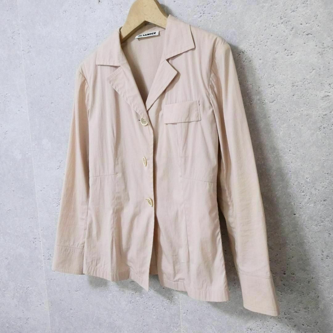 Jil Sander(ジルサンダー)の良品 JIL SANDER ストレッチ シングル 3B テーラードジャケット レディースのジャケット/アウター(テーラードジャケット)の商品写真