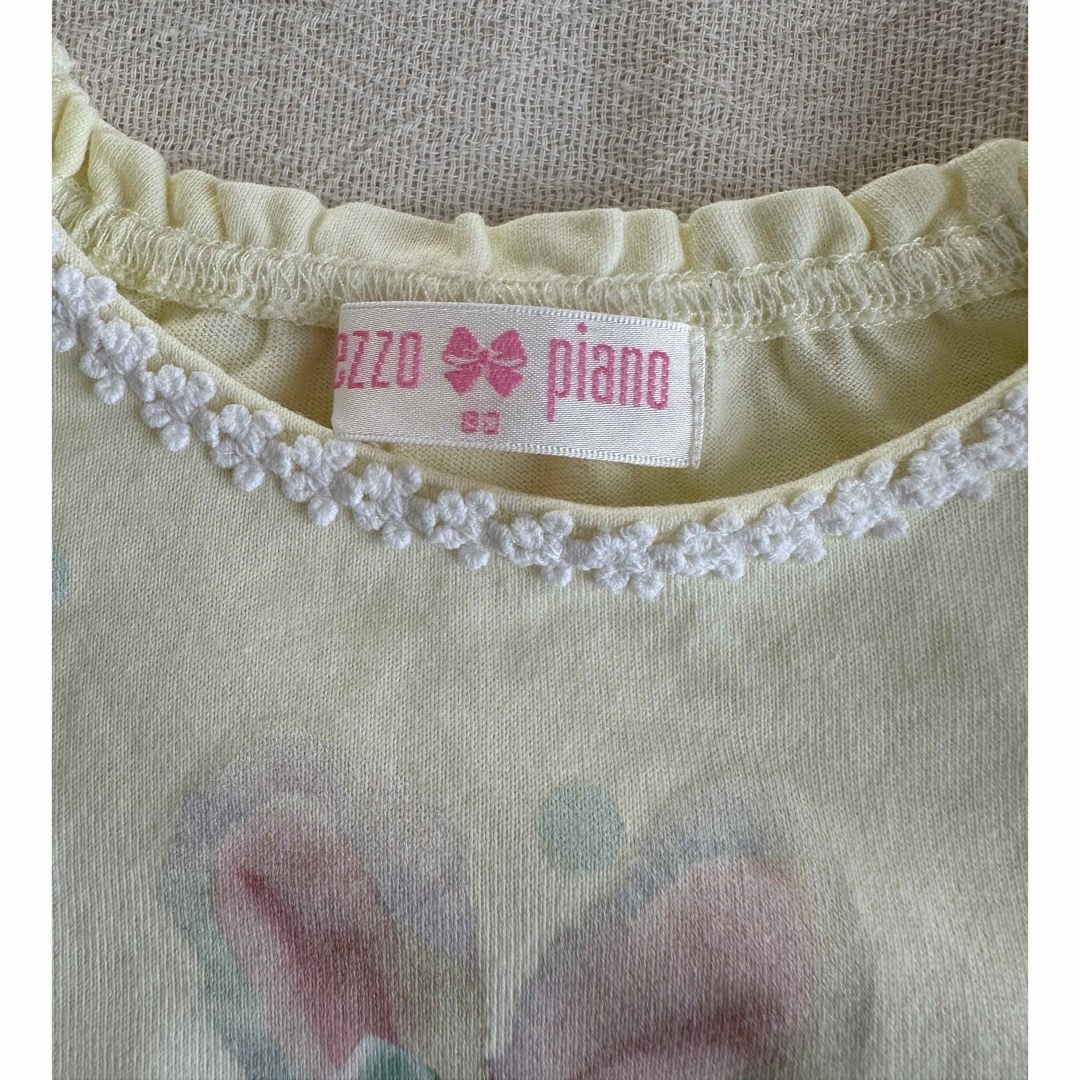 mezzo piano(メゾピアノ)のmezzo piano 80cm 半袖Tシャツ うさぎ メゾピアノ キッズ/ベビー/マタニティのベビー服(~85cm)(Ｔシャツ)の商品写真