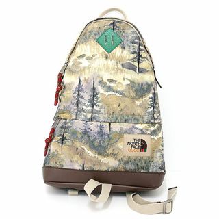 グッチ(Gucci)のグッチ THE NORTH FACE X GUCCI ミディアム バックパック ベージュ系 森林 650288【中古】(バッグパック/リュック)