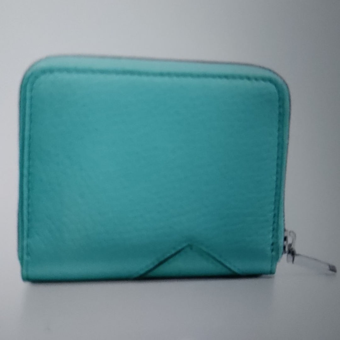 Tiffany & Co.(ティファニー)のティファニースモール ジップ ウォレット　ティファニーブルー レザー レディースのファッション小物(財布)の商品写真