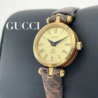 グッチ(Gucci)の新品電池　GUCCI グッチ　w3 クォーツ　インターロッキング　シェリーライン(その他)