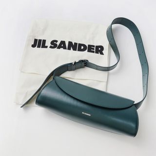 Jil Sander - 人気アイテム ジルサンダー JIL SANDER Cannolo Small カンノーロ スモール ショルダーバッグ/ダークグリーン【2400013771726】