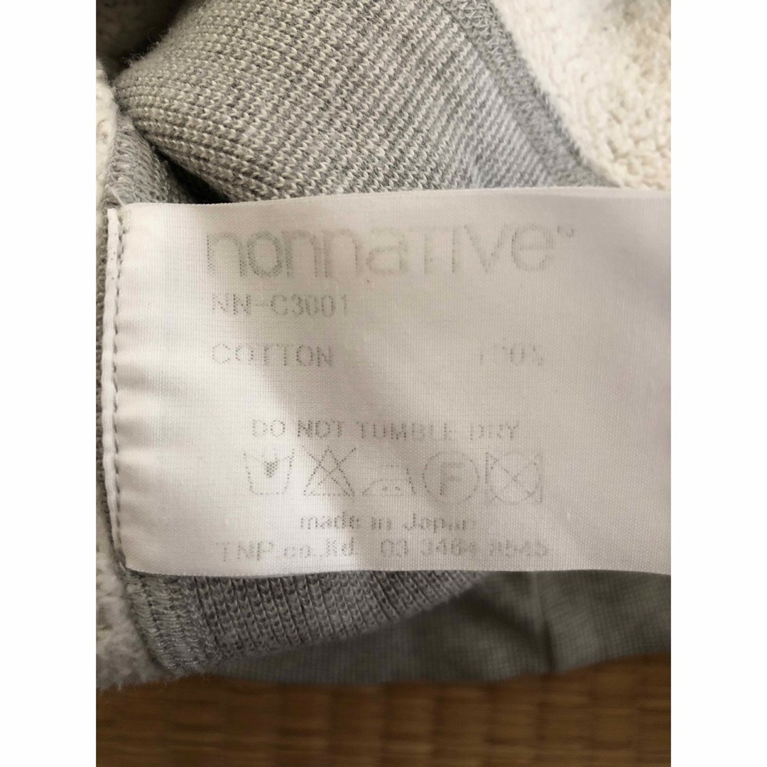 nonnative(ノンネイティブ)のnonnative DWELLER HOODED HALF ZIP SWEAT灰 メンズのトップス(パーカー)の商品写真