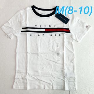 トミーヒルフィガー(TOMMY HILFIGER)のラスト1点◆トミーヒルフィガー キッズロゴ 半袖Tシャツ (M/8-10)(Tシャツ/カットソー)