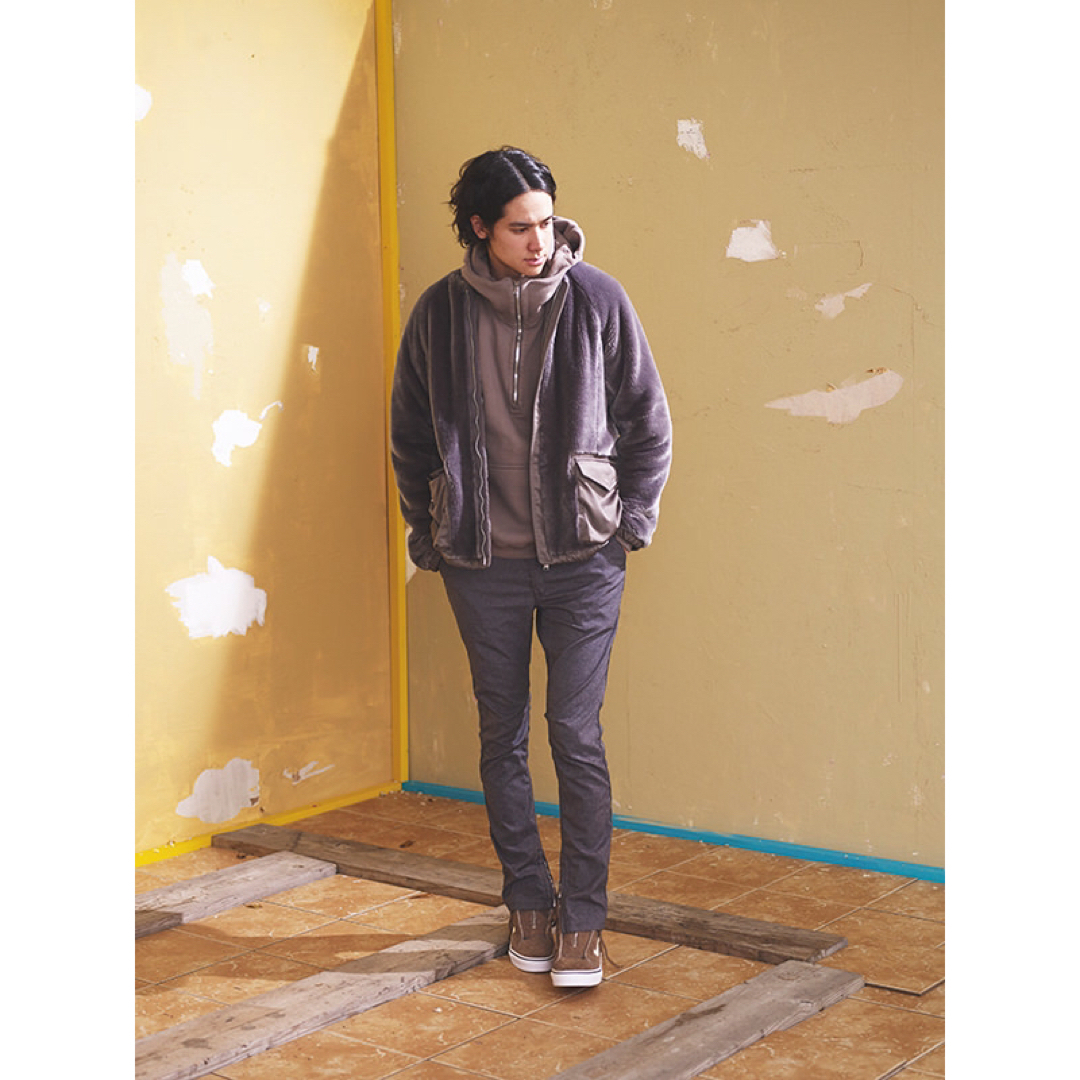 nonnative(ノンネイティブ)のnonnative COACH HALF ZIP HOODY SWEAT 茶 メンズのトップス(パーカー)の商品写真