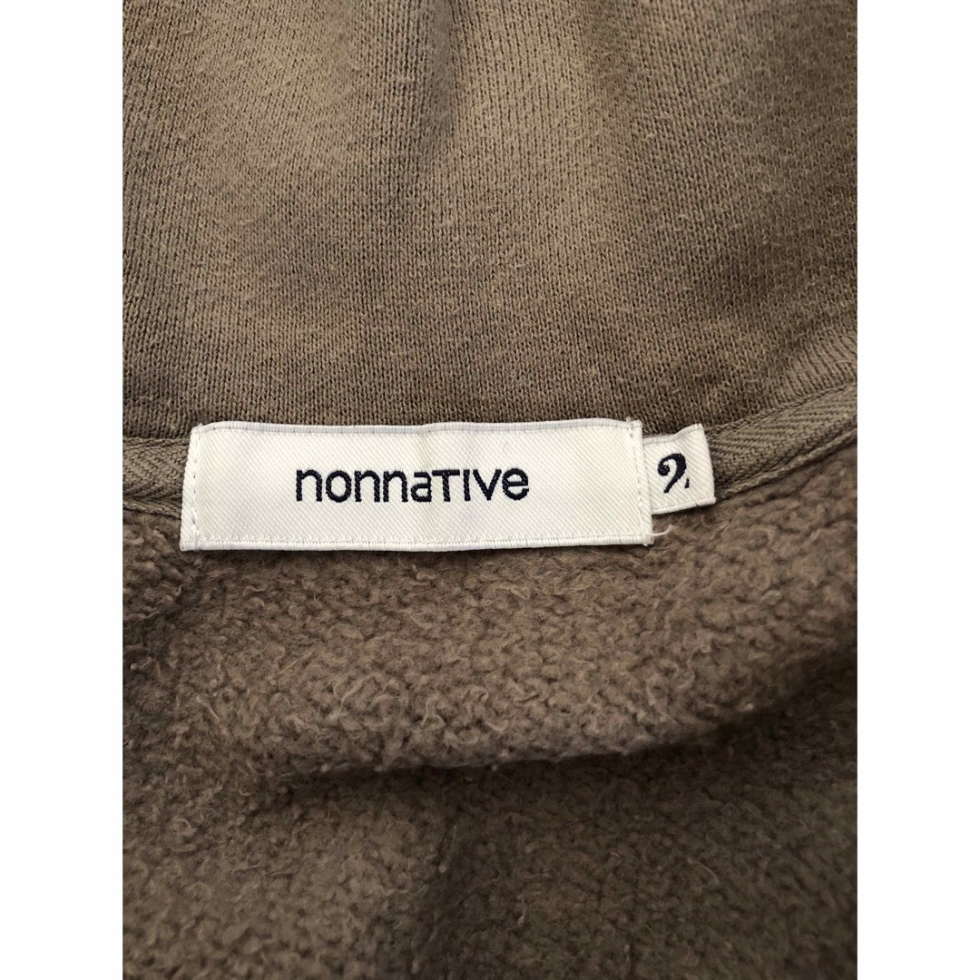 nonnative(ノンネイティブ)のnonnative COACH HALF ZIP HOODY SWEAT 灰 メンズのトップス(パーカー)の商品写真